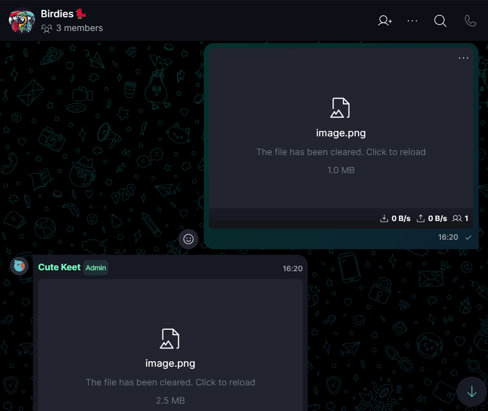 Clear Cache 🧹 · Desktop You can reupload the files later if other users haven’t deleted them on their end.